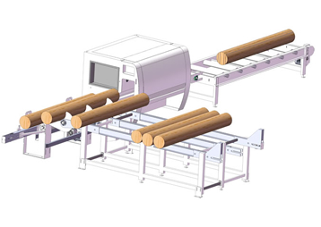 圓木加工自動生產線方案一